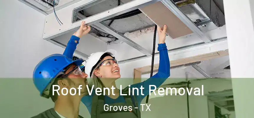 Roof Vent Lint Removal Groves - TX